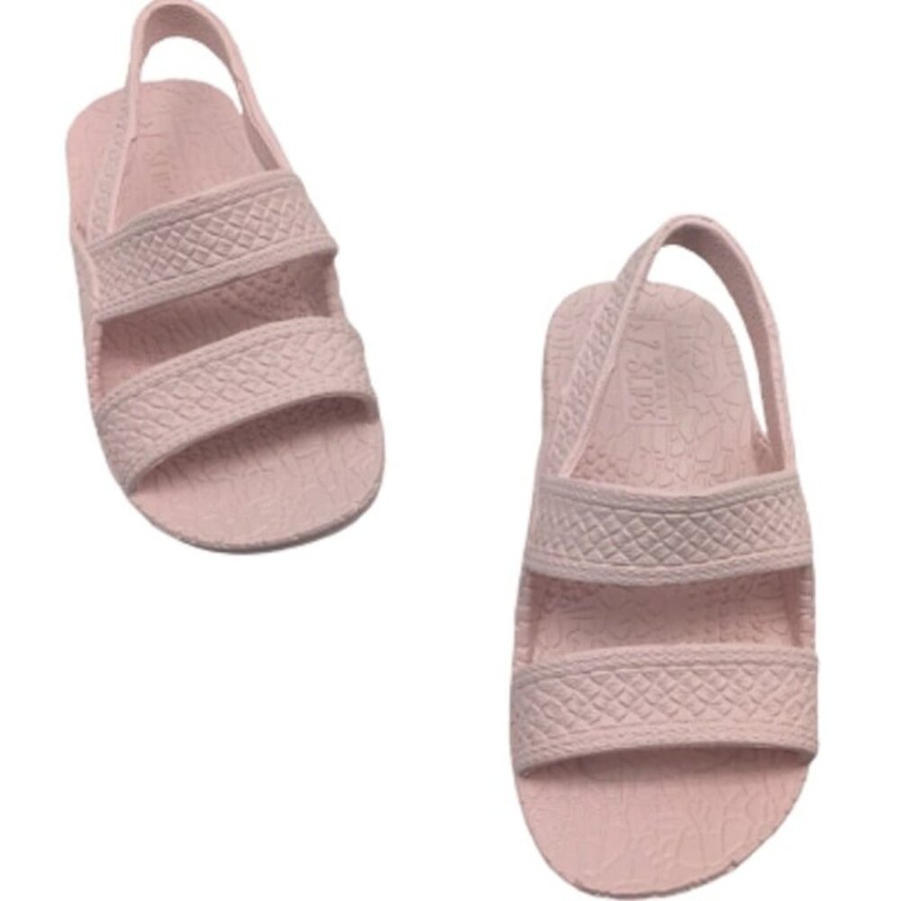 J-Slips Toddler Pink Hawaiian Rubber Sandals Size 8/9